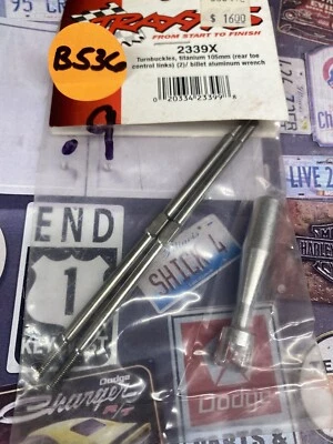Traxxas 2339X Turnbuckles, Titanium{105mm Rear Toe Control Links, 2pc} USA Ship - Image 1 of 3