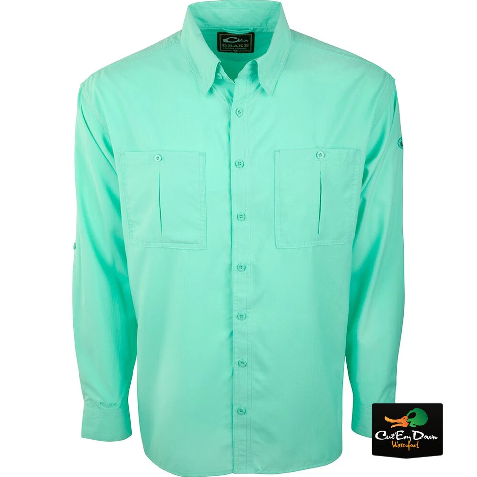 DRAKE WATERFOWL SYSTEMS FLYWEIGHT SHIRT WITH VENTED BACK LONG SLEEVE - Image 1 of 1