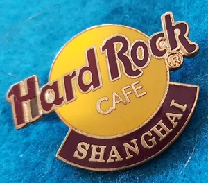 SHANGHAI CHINA LARGE VINTAGE HRC CLASSIC ORANGE 0L VANGUARD Hard Rock Cafe PIN - Picture 1 of 1
