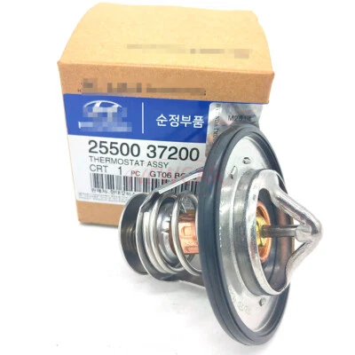 New Thermostat with Gasket 25500-37200 Fits for 2002-2006 Kia Sedona Sorento - Image 1 of 4