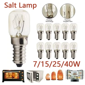 7w 15w 25w 40w E14 Salt Lamp Globe Bulbs Oven Light Heat Resisting 220V/240V - Picture 1 of 20