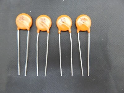 (4) SPRAGUE 564CAA302J502M CERAMIC CAPACITOR .005uF 5000PF 3KVDC 20% - LOT OF 4