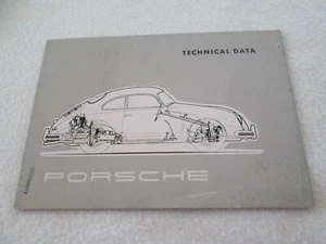 1956 Porsche Orig 356A Technical Data 356 Brochure GS Carrera RS Spyder Catalog - Picture 1 of 6