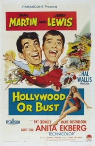 Impresión de póster de película Hollywood o busto Jerry Lewis Dean Martin - Imagen 1 de 1