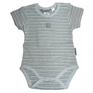 Jacky Body 1/4-Arm "NewBorn" hellgrau-melange - Babybody - Babyunterwäsche - Bild 1 von 1