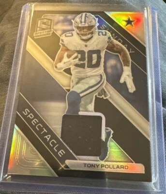 2023 Panini Spectra Tony Pollard #SS-TPO Sunday Spectacle Silver Prizm /99 - Image 1 of 4
