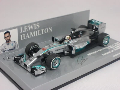 Minichamps Mercedes W05 Hamilton World Champion 2014 Bahrain GP 1/43 410140244 - Immagine 1 di 3