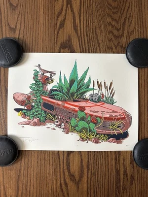 Tim Doyle - Lars Speeder Limited Edition Poster Art Print - 12 x 16 - Image 1 of 4