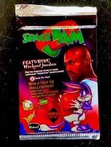 Space Jam Card Pack Michael Jordan 1996 Upper Deck New Sealed - Picture 1 of 2