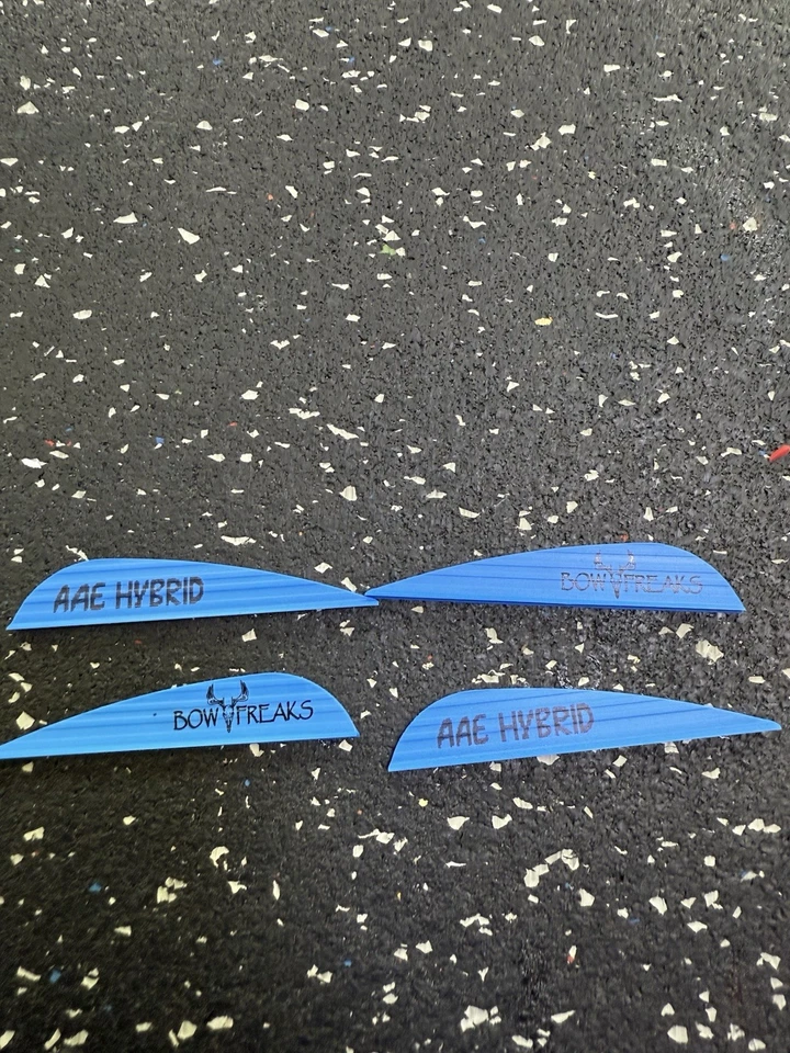AAE Hybrid 26 Custom Bowfreaks Vanes 100 pack Royal Blue  - Image 1 of 1