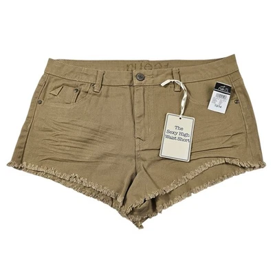 NWT dead stock y2k wet seal neutral The sexy high waist short juniors 13 / 14  - Image 1 of 4