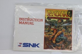 vINTAGE Nintendo NES Instruction Manual BOOKLET P.O.W. Prisoners of War NO GAME