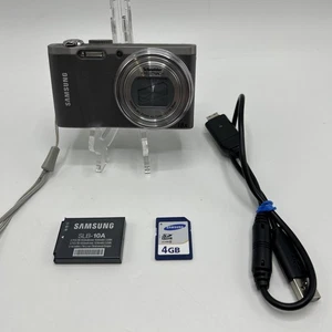 Cámara digital Samsung WB720, batería, cargador, tarjeta de memoria - Imagen 1 de 11