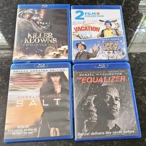 4 Movie Blu-ray Lot Action Comedy Horror Sci-fi Drama Vacation Killer Klowns +++ - Picture 1 of 11