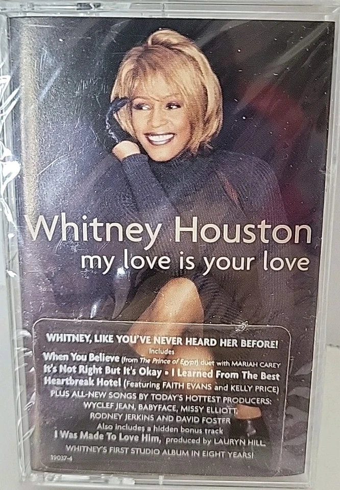 WHITNEY HOUSTON - MY LOVE IS YOUR LOVE -  Cassette Tape - Sealed - Image 1 of 4