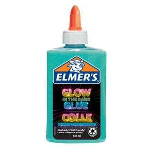 Elmers Glow-In-The-Dark Bastelkleber Blau 147ml-Flasche - Bild 1 von 1