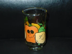 VINTAGE ANCHOR HOCKING NANCY LYNN SMILING FRUIT JUICE GLASS - Picture 1 of 2