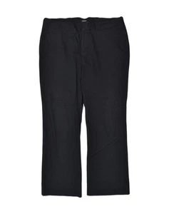 DOCKERS Womens Bootcut Chino Trousers US 16 2XL W36 L30 Black Cotton PR06 - Picture 1 of 3