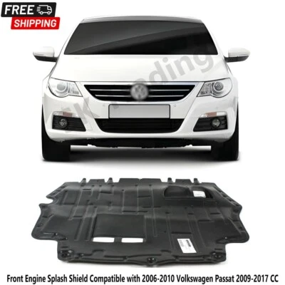 Front Engine Splash Shield Compatible with 2006-2010 Volkswagen Passat 09-017 CC - Изображение 1 из 4
