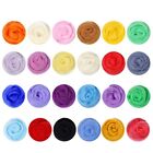 24 Color Wool Roving 3g Needle Felting Kit Tools for Handmade Wool Felting Gifts