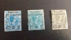 Italienische Briefmarke Scott's # 58,59 & 61. Gebraucht.   Sals Briefmarkenladen. - Bild 1 von 2