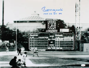 Bill Mazeroski Autographed 16x20 1960 GW WS Home Run Photo-JSA W *Blue - Picture 1 of 2