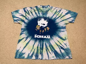 Scream Horror Film Drew Barrymore Courteney Cox Men's Tie-Dye Graphic T-Shirt 2X - Picture 1 of 4