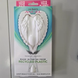 NEW Tangle Angel re:Born Angel Detangling Hairbrush - White