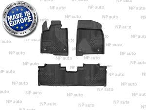 NEW LHD FULL SET BLACK RUBBER FLOOR MATS CAR LINERS FOR LEXUS RX 2015-2022 AL20 - Picture 1 of 4