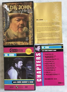 Dr. John DVD Lot: Live at Montreux (1995/1986), With Chris Barber's Band (1983) - Imagen 1 de 5