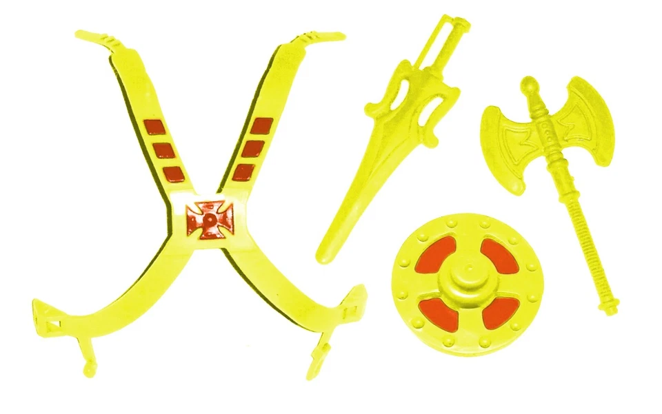 PRE-VENTA Juego de Armadura Amarillo MOTU Vintage Origins Compatible Repro Foto 1 de 1