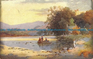 R061347 Postcard. Fishing. Lake. Misch. 1906 - Picture 1 of 2