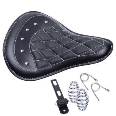 For Harley Heritage Springer Softail Bobber Motorcycle Diamond Solo Seat Spring - Image 1 of 4