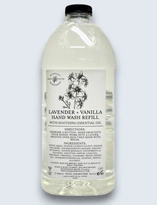 Home Body Co LAVENDER VANILLA Liquid Hand Soap REFILL 64 OZ - Picture 1 of 3