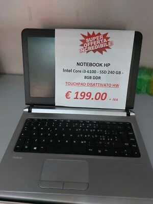notebook HPBPROBOOK i3-6100 - Immagine 1 di 2