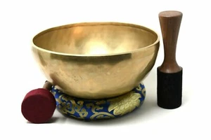 Cuencos cantores de 11 pulgadas - Cuencos cantores tibetanos de 28 cm - Cuenco de chakras para terapia - Imagen 1 de 5