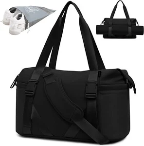 Gym Bag Women Yoga Tote Bag Travel Weekender Carry on Overnight Personal Item - Picture 1 of 6