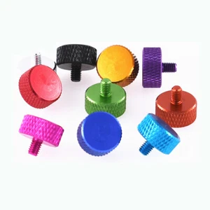 4pcs Aluminum M3.5 Thumb Screws Length 4.5 - 25mm Computer Case Colourful Screw - Afbeelding 1 van 14
