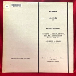 CHARLES CHAYNES:  CONCERTOS FOR ORGAN, STRINGS, TIMPANI & PERCUSSION / PIANO - Imagen 1 de 3