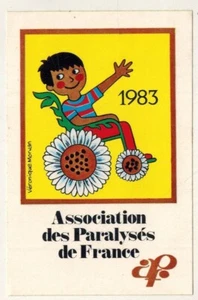 Aufkleber Sticker -APF-Association des paralysés de france-V.Morvan - Bild 1 von 1