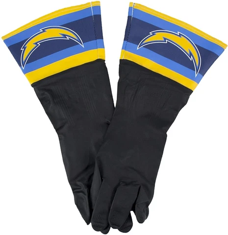 Los Angeles Chargers Latex Kitchen Dish Gloves Cover