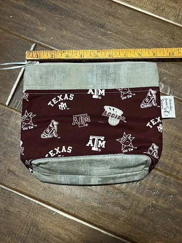 Texas A&M Aggies Women's Handmade Multipurpose Purse Bag NWOT Cover