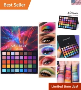 Highly Pigmented 40 Color Eyeshadow Palette - Versatile Matte & Shimmer Finishes - Picture 1 of 11