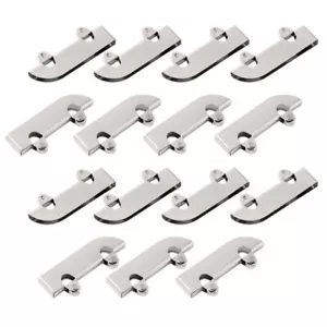 Rodamiento de bolas doble rodillo para puerta corredera de vidrio ventana de acero inoxidable 15 piezas - Imagen 1 de 5