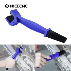 Universal Motorcyle Chain Gear Cleaning Brush For Dirt Bikes MX ATV Quad Bicycle - Picture 1 of 10