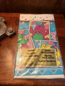 Vintage Tischdecke Barney And Friends 54x84 von 1995 - Bild 1 von 3