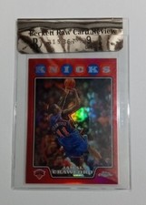 2008-09 Topps Chrome Jamal Crawford Red Refractor Knicks RCR BGS 9 3/5