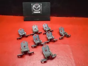 04 05 06 07 08 09 MAZDA3 MAZDA 3 DOOR HINGE HINGES BRACKETS SET X8 OEM GRAY - Foto 1 di 3