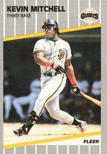 1989 Fleer Kevin Mitchell San Francisco Giants #336 - Bild 1 von 2