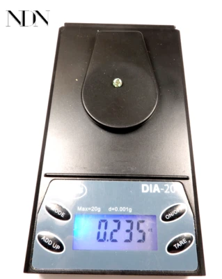 0.24CTW Natural Loose Diamond - Round - 4mm - Fancy Blue/Green - VS2 - Image 1 of 4